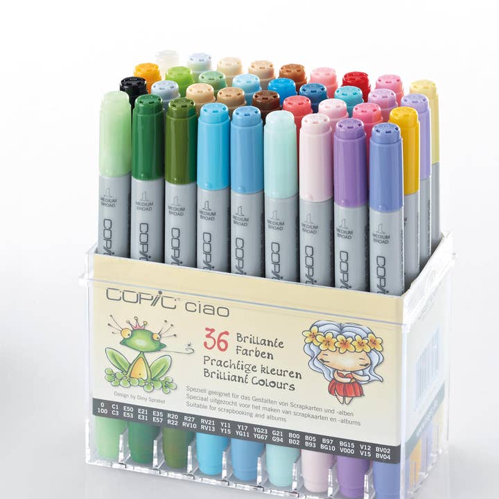 West Design Products UK – wholesale Pen – Copic Ciao Dual-Ended Marker Pen, Brilliant Colours, Set 360