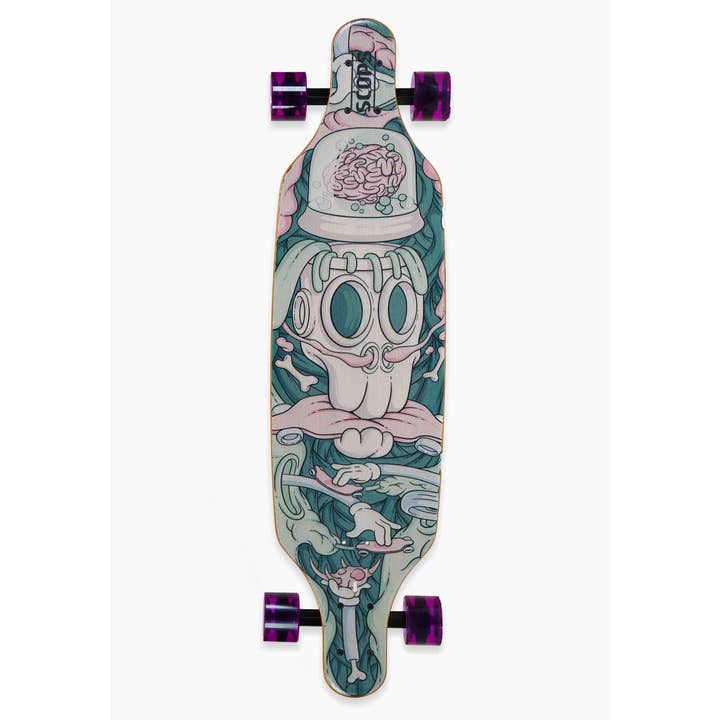 SCOPS – wholesale Skateboard – SCOPS Longboard Skalle Spill