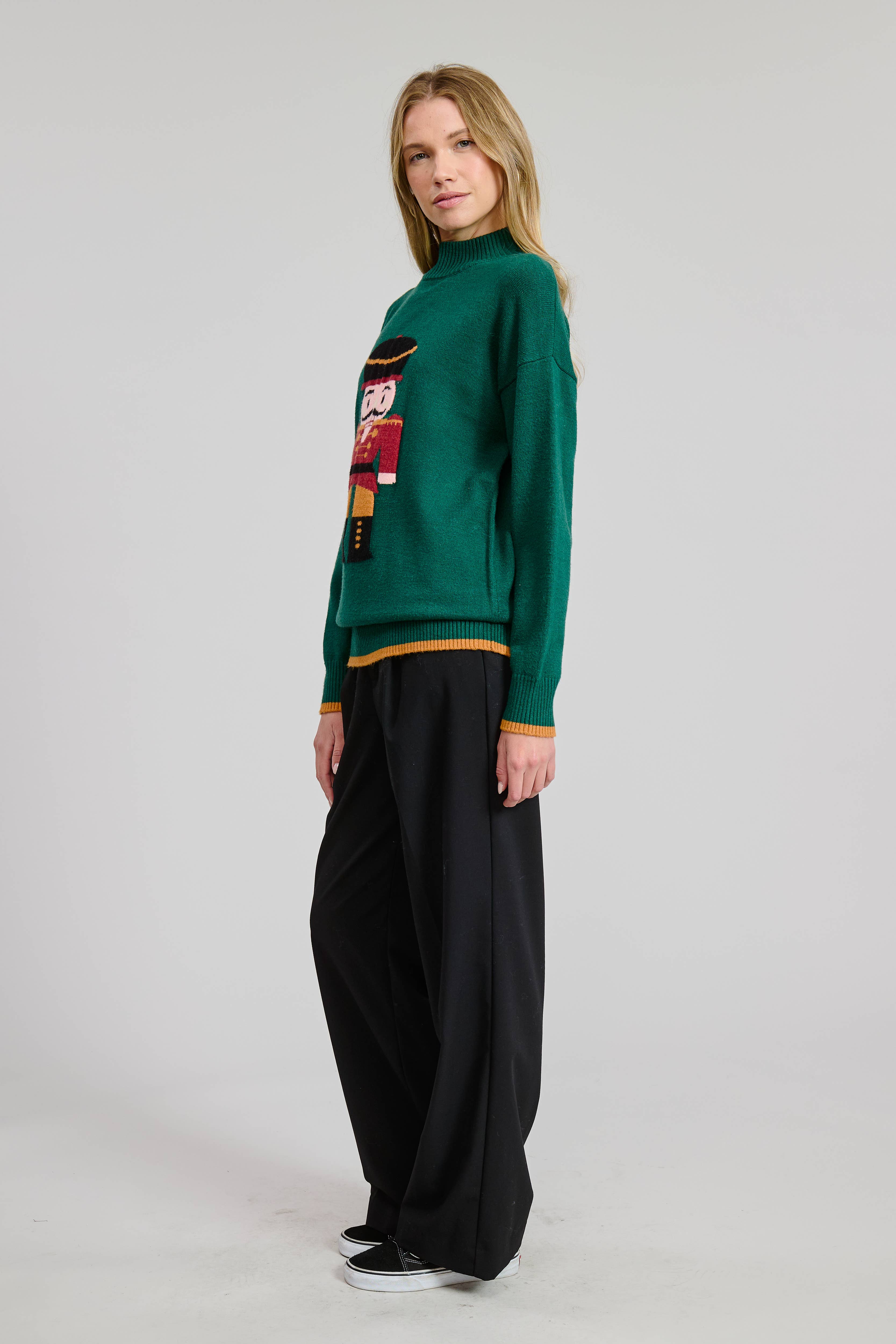 FLAT WHITE - Wholesale Knit Sweater - Women's - Holiday FlatWhite Sweater Pullover1