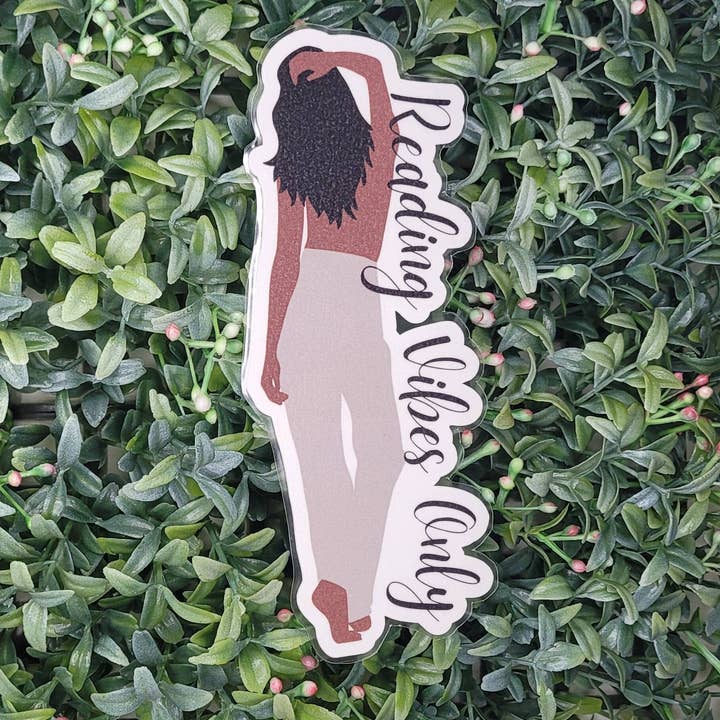 Reading Vibes Only Silhouette Bookmarks for wholesale by Self Care Tribe