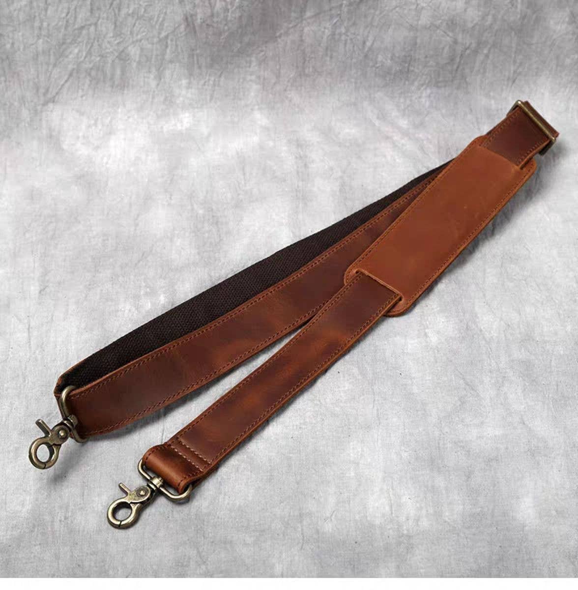 Steel Horse Leather - Wholesale Briefcase - Unisex - The Hemming Leather Laptop Bag | Vintage Leather Briefcase8