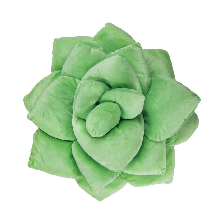 Green Philosophy Co. - Wholesale Throw/Decorative Pillow - Lil' Pop Succulent - Plush Pillow - Sage Green