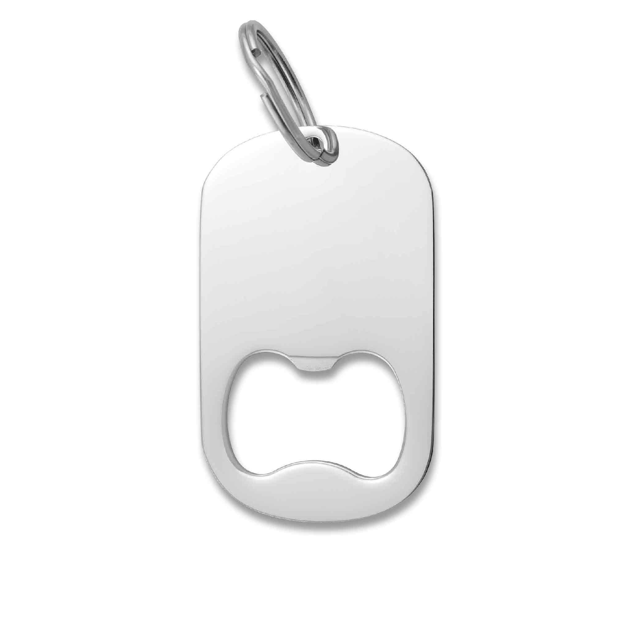 WJW - Wholesale Sleutelhanger - Uniseks - Graveerbare flesopener sleutelhanger1