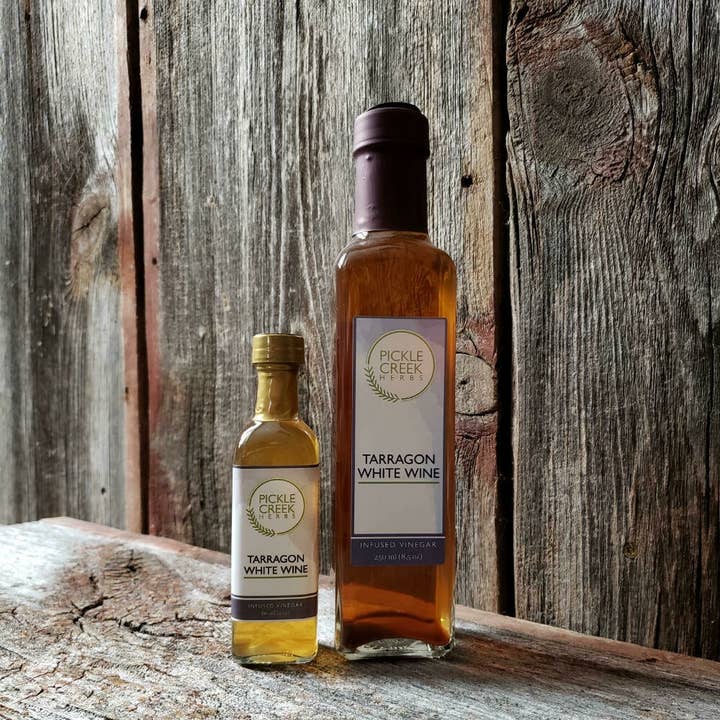 Pickle Creek Herbs - Vente Vinaigre - Vinaigre de vin blanc infusé d'estragon