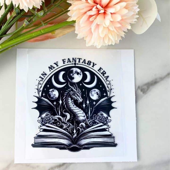 Dans Mon Ère Fantastique | Autocollant DTF UV 4" pour la vente par HKS Custom Designs