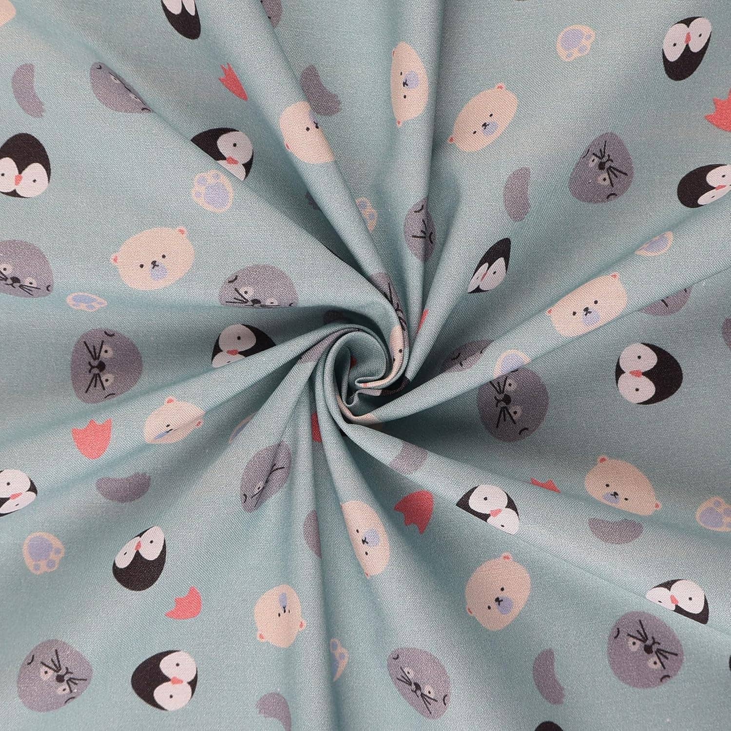 Mook Fabrics - Wholesale Fabric - Cotton 100% 45" Juvenile Fabric by yard - Allover Ocean1