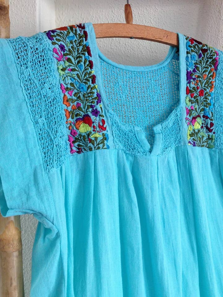 TIERRAMIA - Wholesale Blouse - Women's - Embroidered mexican blouse0