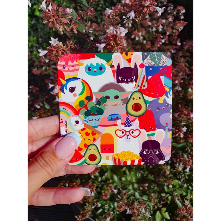 Studio Inktvis - Wholesale Coasters - Coaster Studio Inktvis cute kawaii Characters