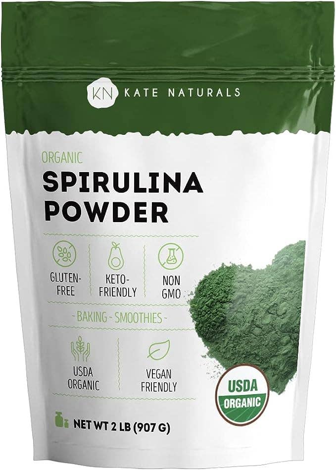 Kate Naturals - Vendita all'ingrosso Proteine/superfood in polvere - Polvere Spirulina Biologica6