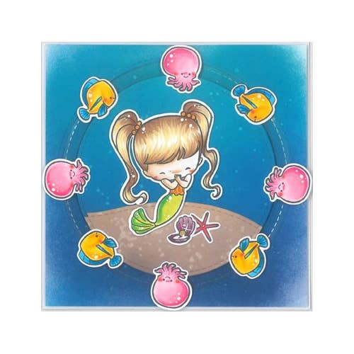 Impronte D'Autore - Wholesale Rubber/Decorative Stamp - Mermaid Vibes Clear Polymer Stamps1