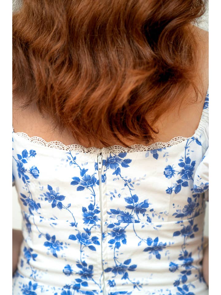 Timeless London - Vente Robe – femme - Robe bleu cèdre3