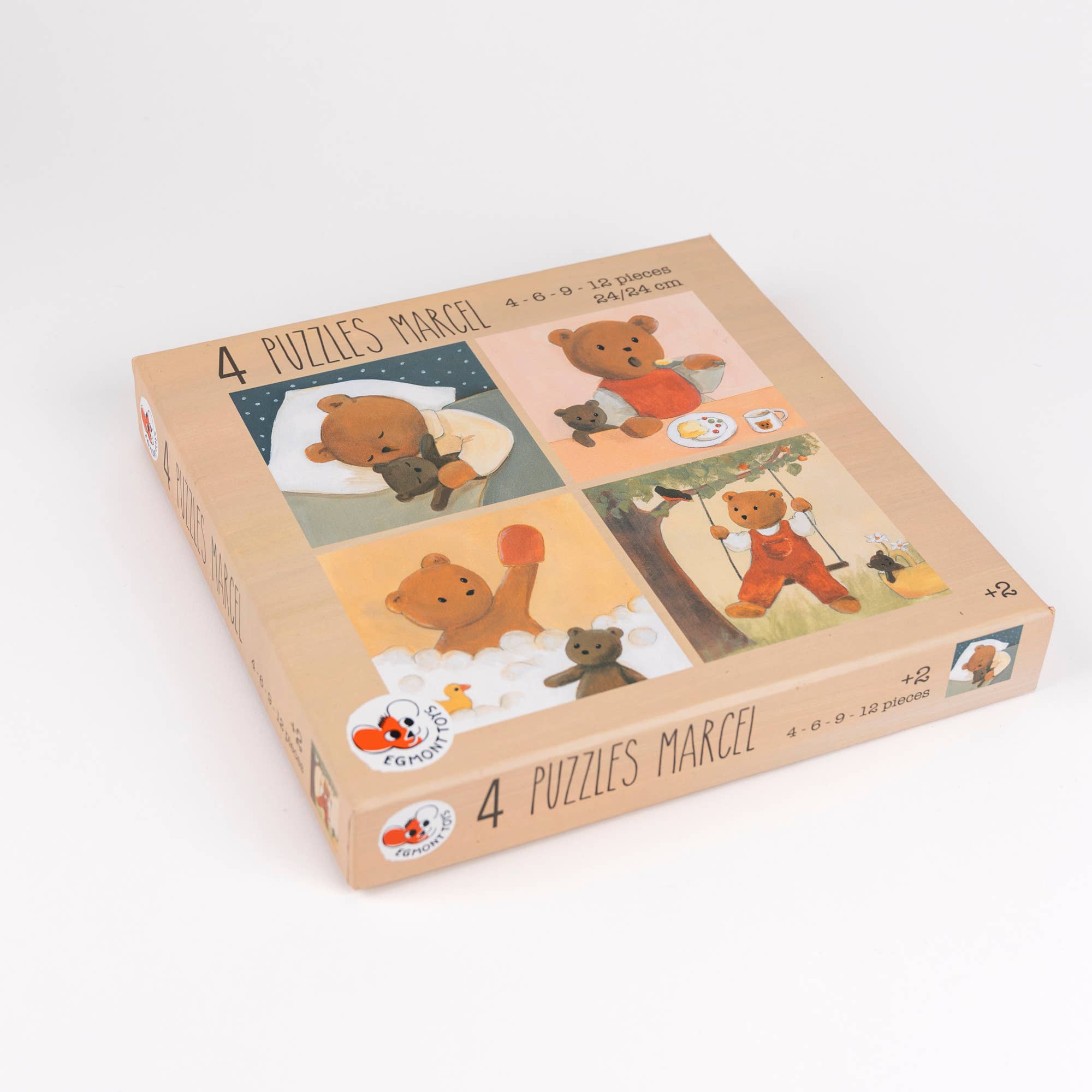 Egmont - Wholesale Puzzle - Kids -  4 Puzzles Marcel11