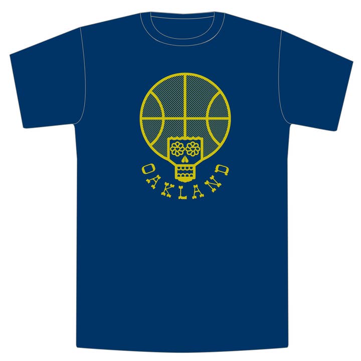 Afroball Oakland T-shirt voor heren en uniseks voor wholesale door Dia de Los Todos