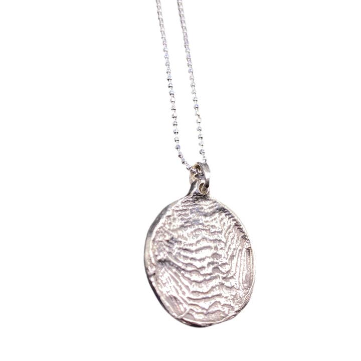 Callie Capps Silver - Wholesale Pendant/charm necklace - Silver Dunes7
