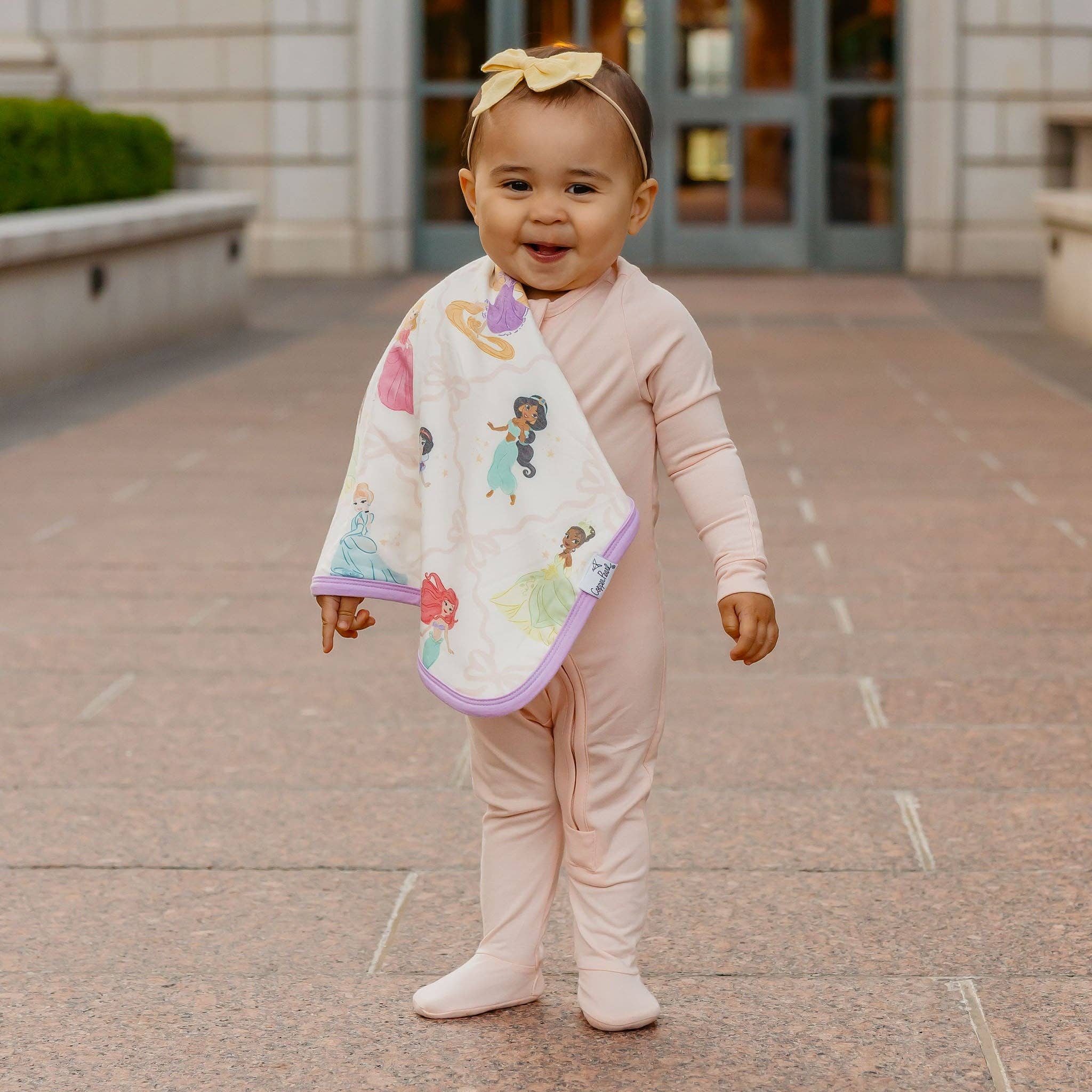 Copper Pearl - Wholesale Security/Cuddle Blanket - Baby - Three-Layer Security Blanket Set - Disney Princess1