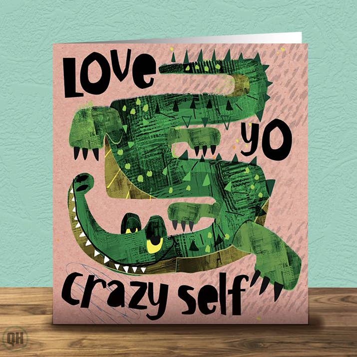 Love Yo Crazy Self - By Artist Paul Delaney for wholesale by Quitting Hollywood