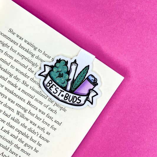 Best Buds - 420 - Weed - Stoner - Pothead -Magnetic Bookmark for wholesale by Wild & Wicked Designs