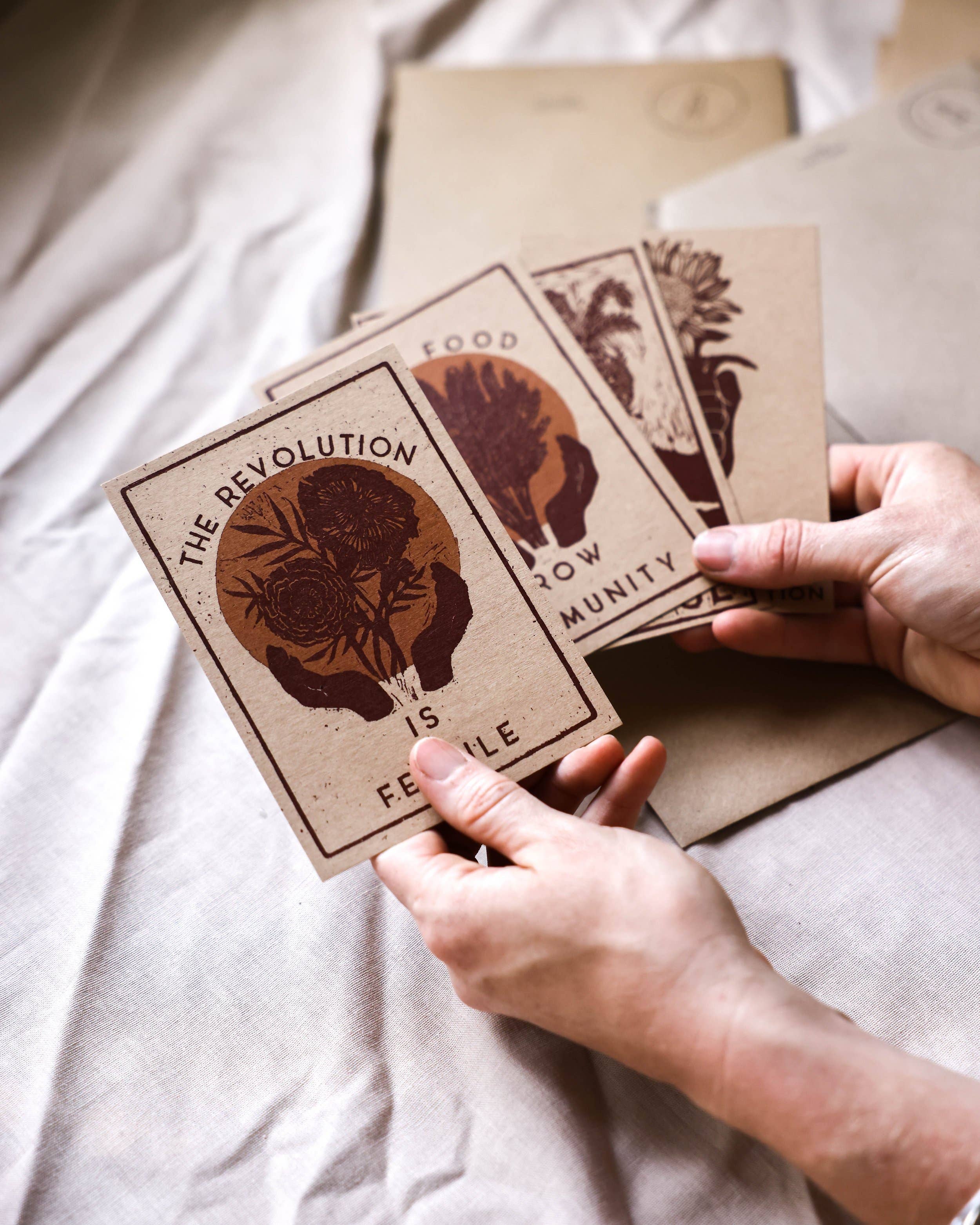 Rosanna Morris - Wholesale Postcard Set - Pack of 4 Postcards - Grow2