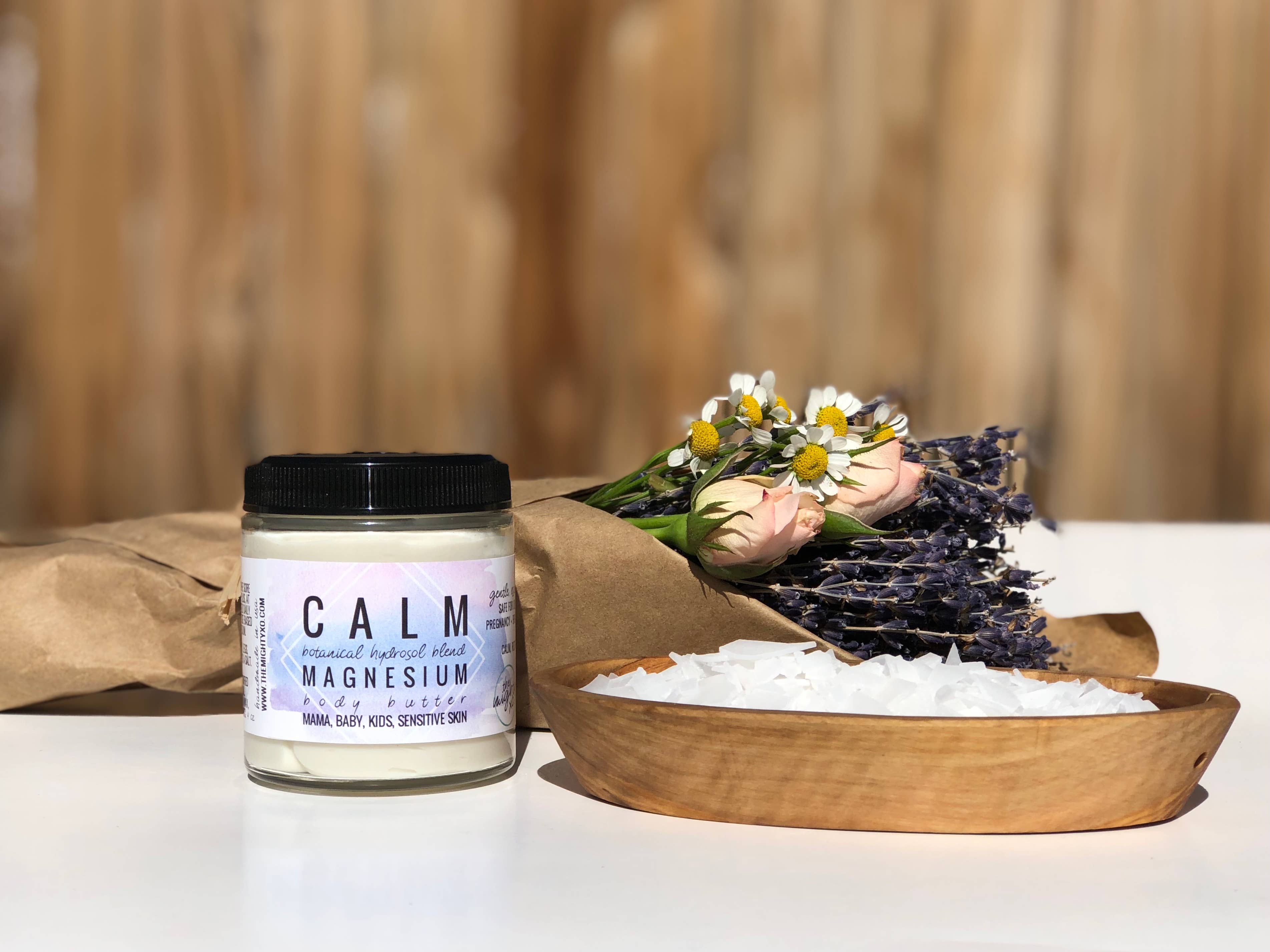 The Mighty XO - Wholesale Body Balm/Butter - CALM Magnesium Body Butter - GENTLE. EFFECTIVE. UNSCENTED. 1