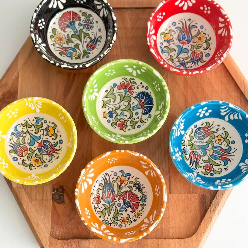 Talavera Florida – wholesale Skål – Grossist Turkiska Cini-skålar0