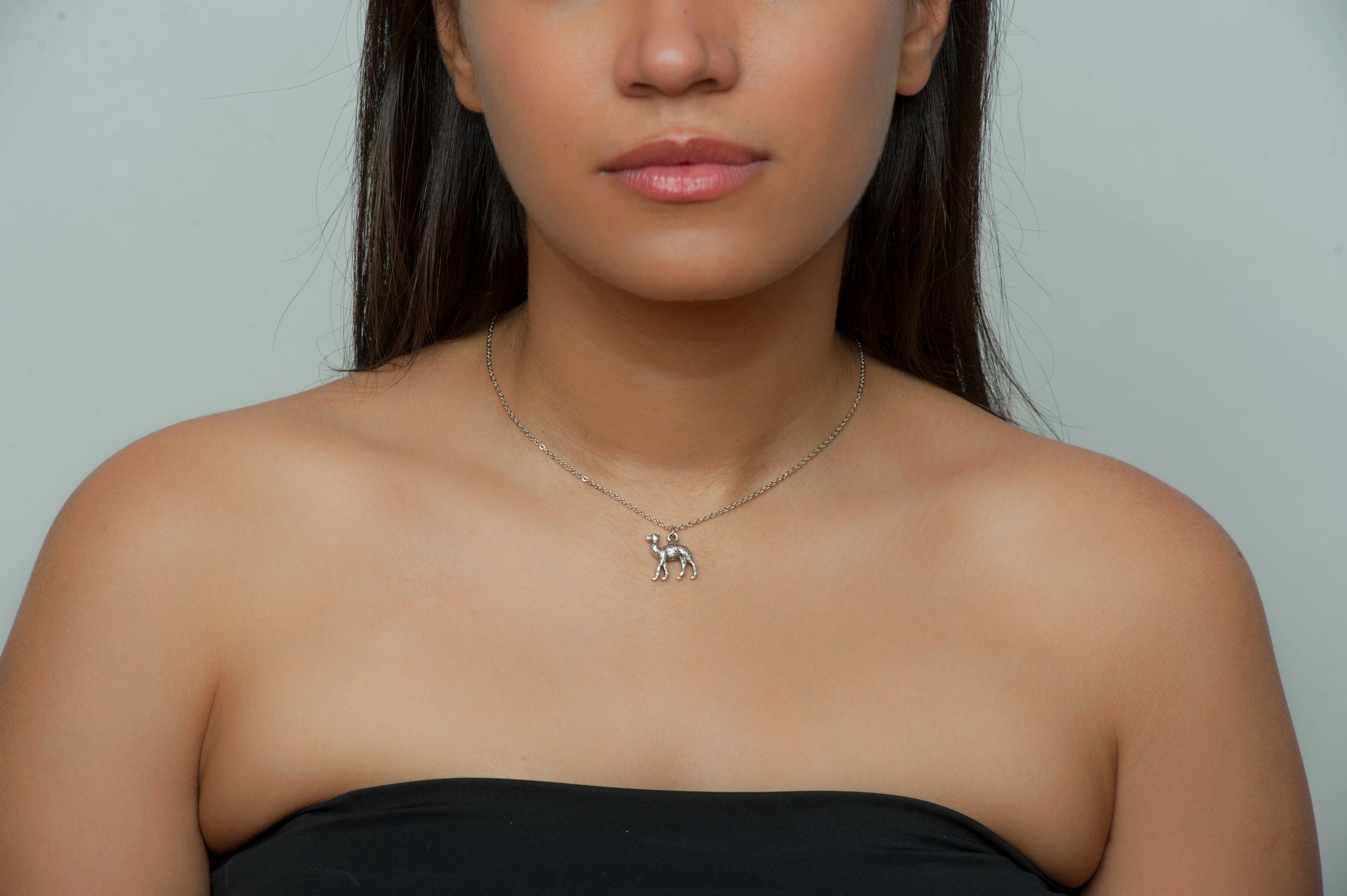 Discoveries, Inc. – wholesale Hänge-/berlockhalsband – Egyptiskt kamelhänge - Antiksilver3