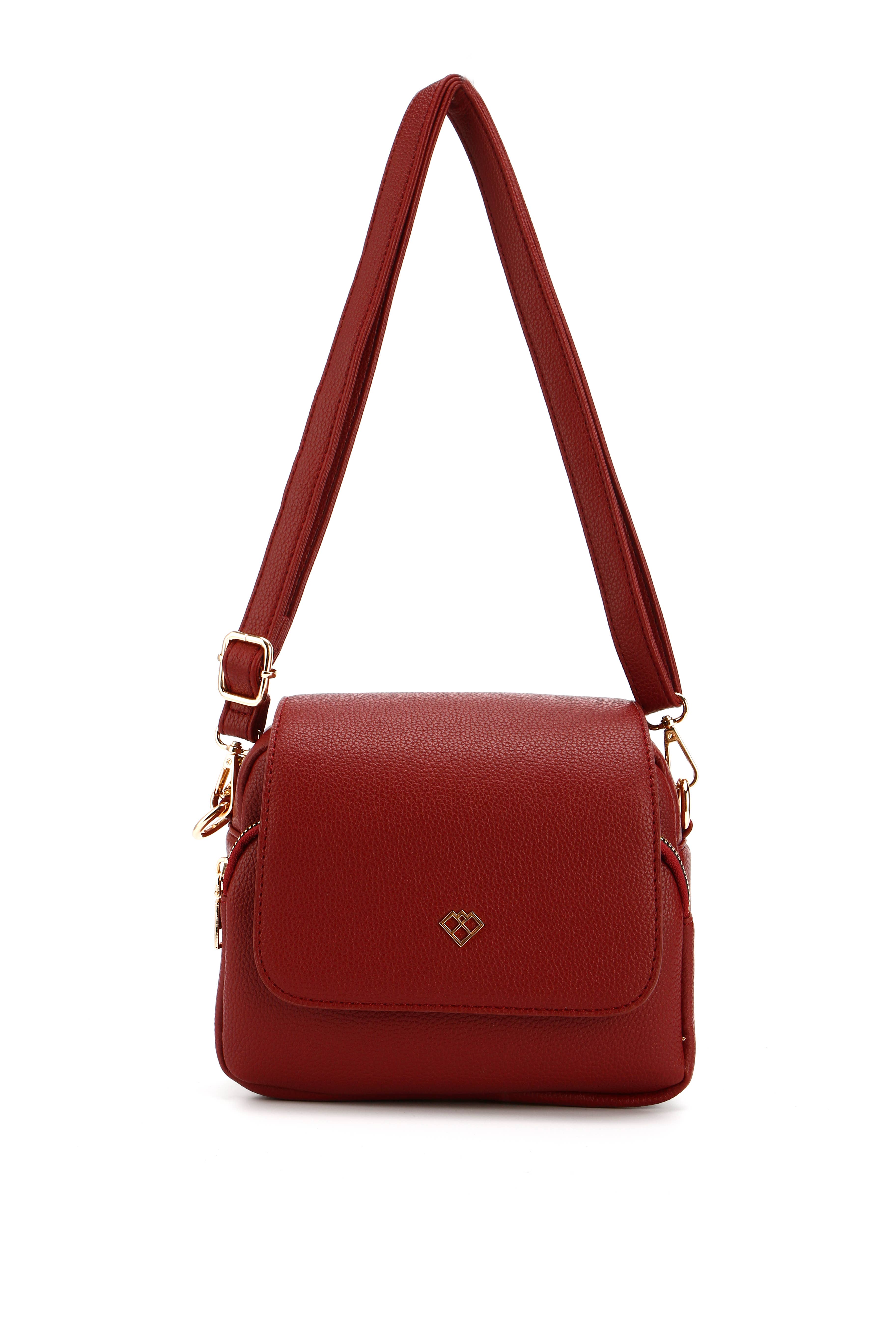 Papaya Fashion Ltd – Engroshandel Crossbodytaske - Dame – SR2052-Carrier Co. Klap Lynlås Top Taske Foran Crossbody Taske5