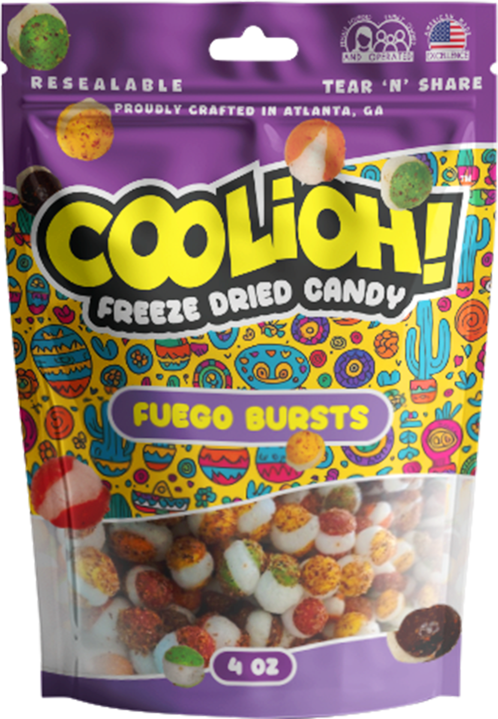 Coolioh! - Vente Bonbons durs - Fuego Bursts0