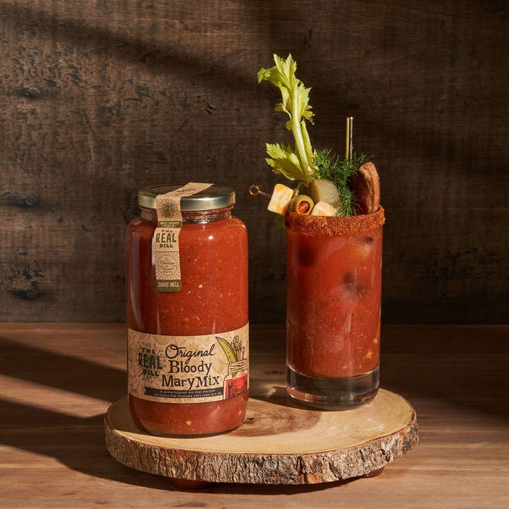 The Real Dill - Wholesale Cocktail Mix/Syrup - Original Bloody Mary Mix, 32 oz