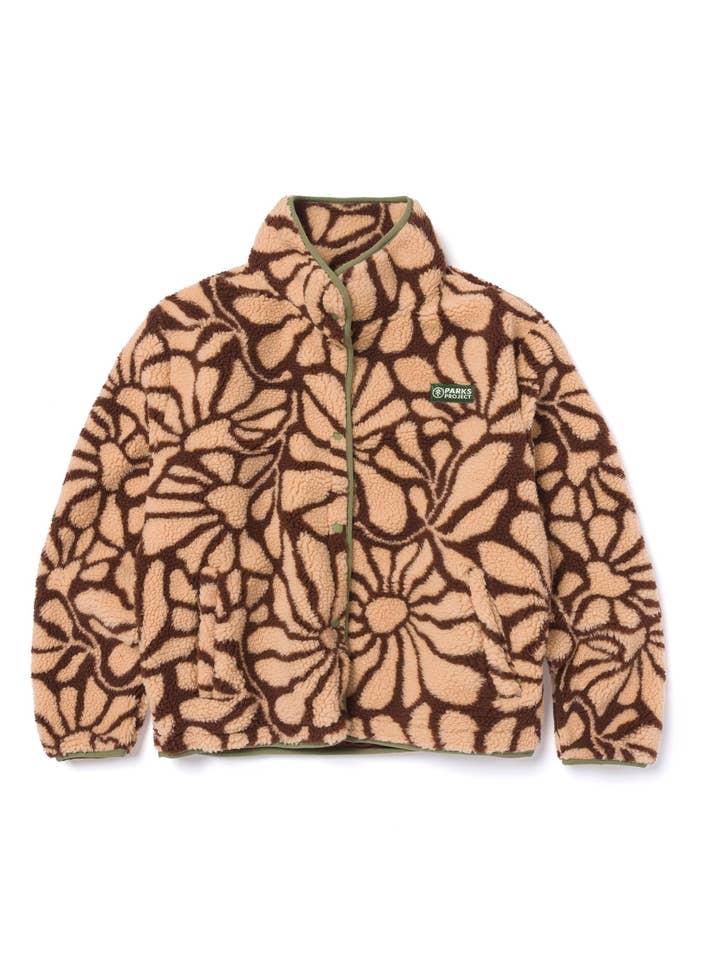 Desert Wildflowers High Pile Women's Jacket for wholesale by Parks Project