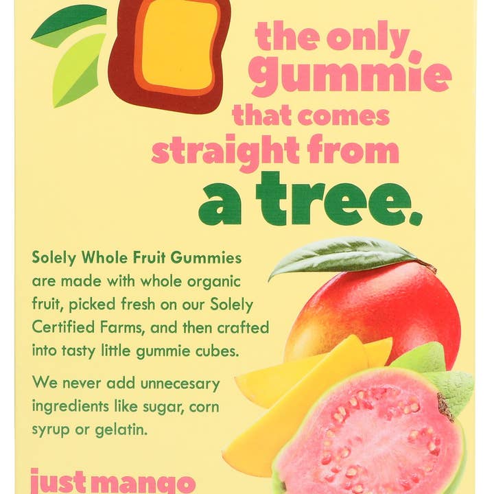 Everyday Supply Co - Wholesale Gummy - SOLELY FRUIT GUMMIES MANGO GUAVA - Case of 81