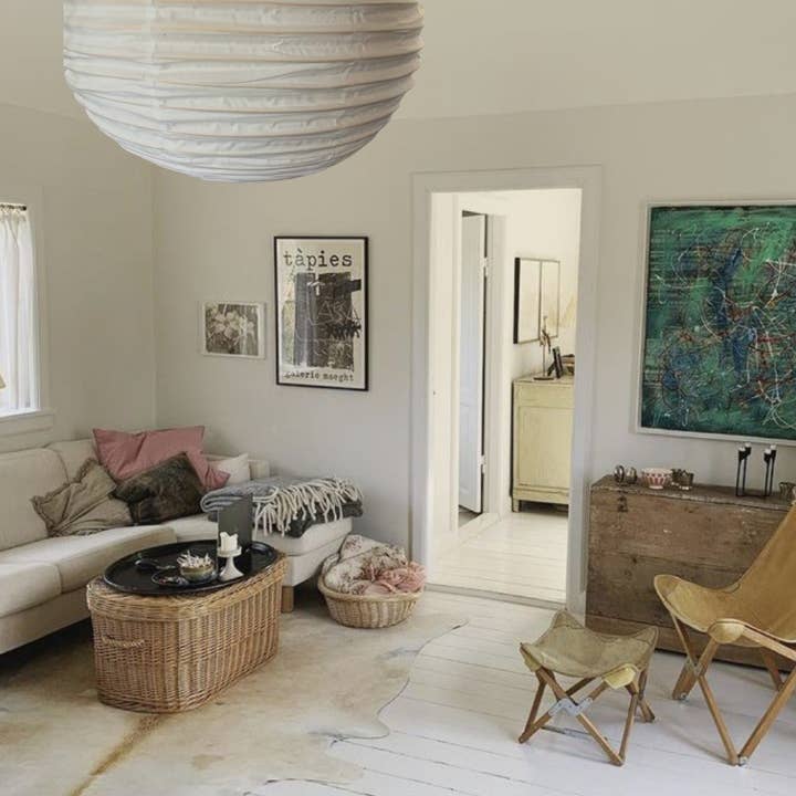 Little Nordic Sol - Wholesale Lampshade - Organic Cotton Light Shade - Rund - Warm White - 70cm2