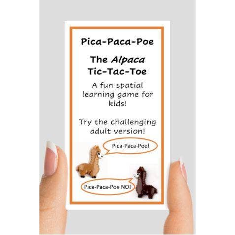 Pica Paca Poe - Alpaca Tic-Tac-Toe Game for wholesale by Choice Alpaca Products