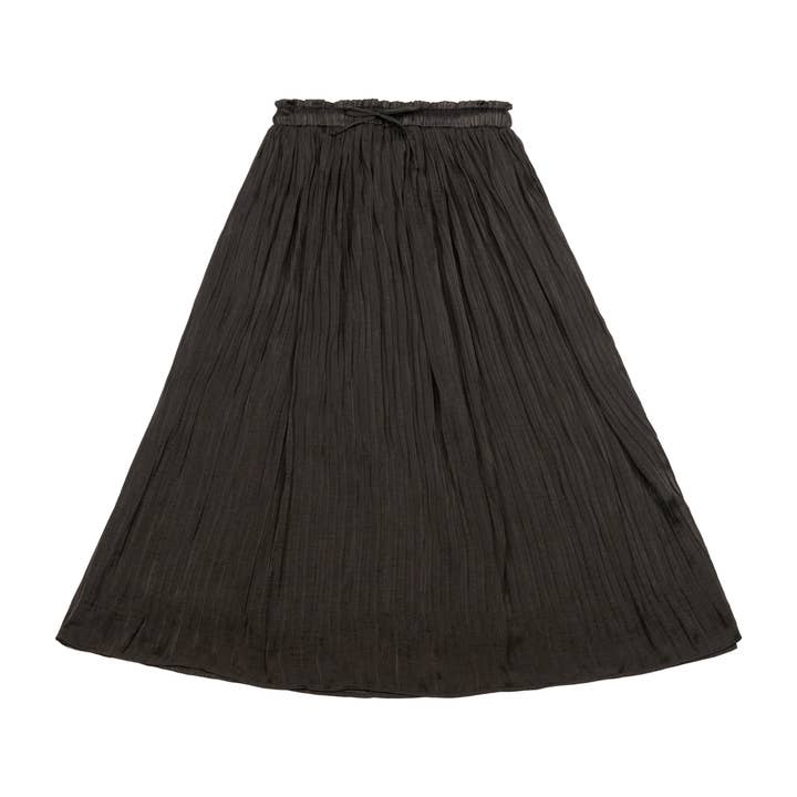 Svart 39" Ribbad Lång Kjol för wholesale på Faire