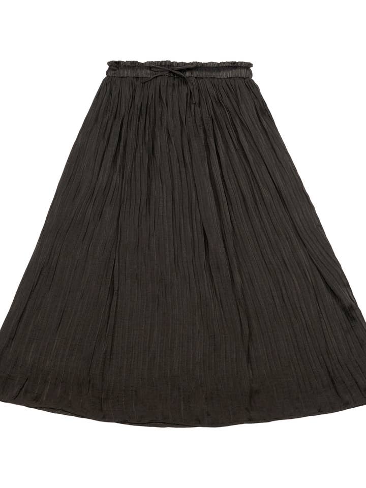 Falda larga de canalé de 39" para venta al por mayor de Hush.Shop