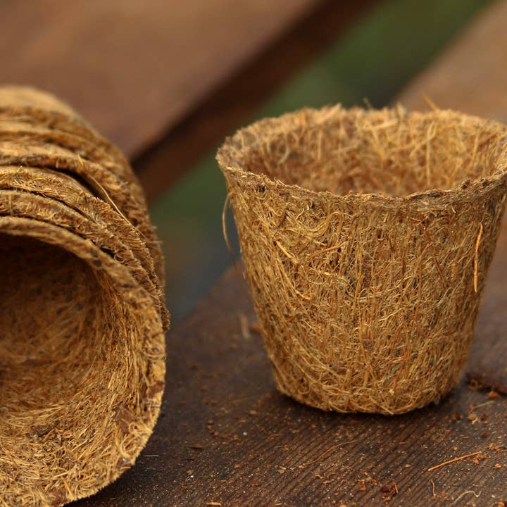 CoirProducts.co.uk of Salike Limited - Venta al por mayor Macetas - Maceta de fibra de coco de 5 cm para siembra 100% biodegradable | Coirproducts