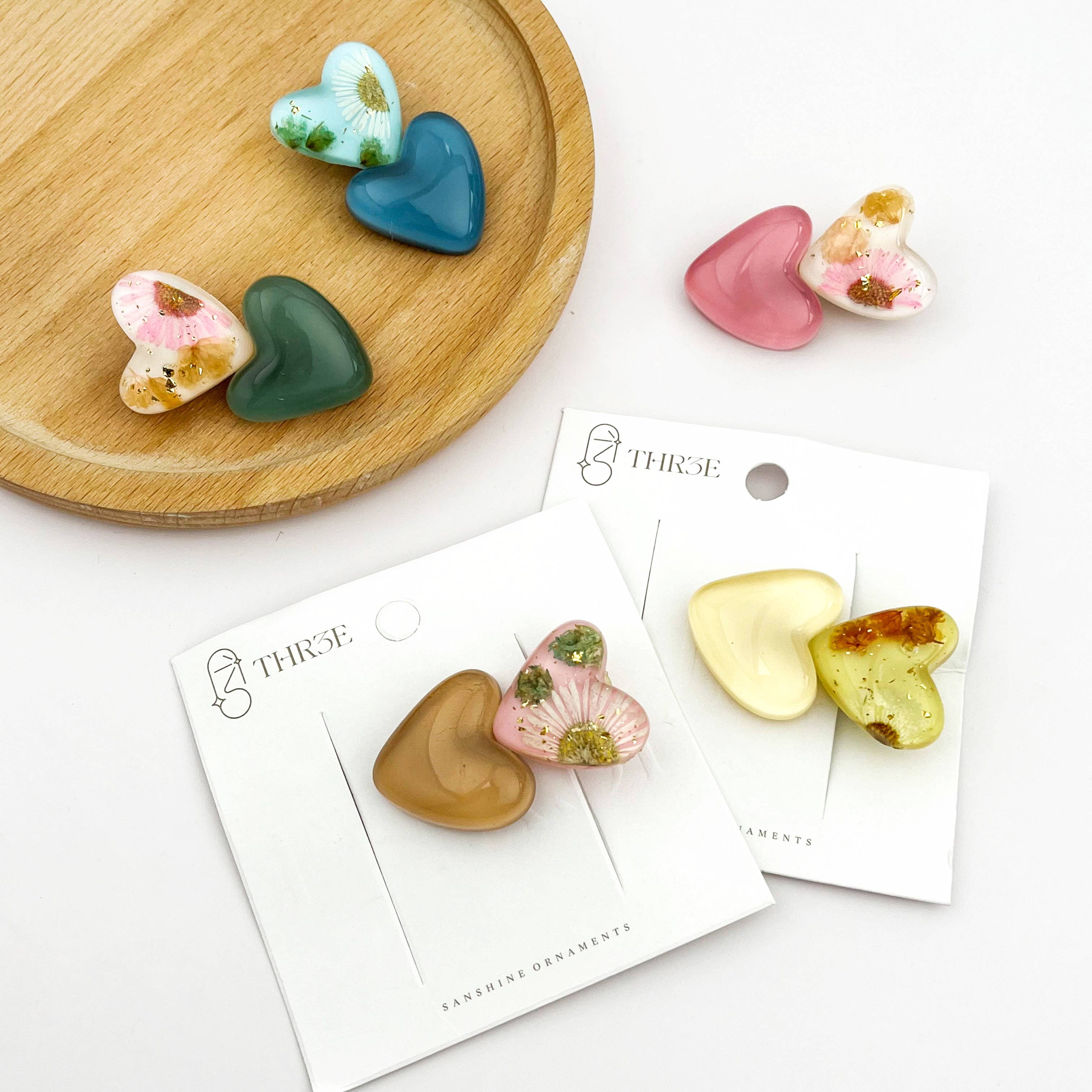 TheDivaSoap - Vente Pince à cheveux – femme - Barrette Crocodile Cœur Doux & Fleur7