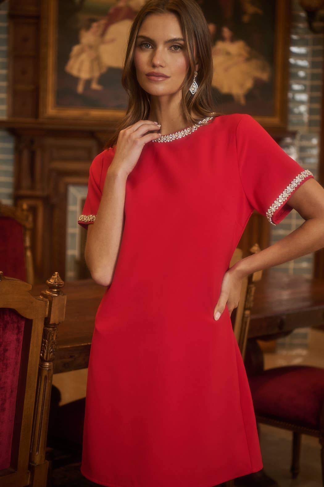 Sugarlips - Vente Robe – femme - Robe courte à paillettes Kaitlyn Rhinestone6