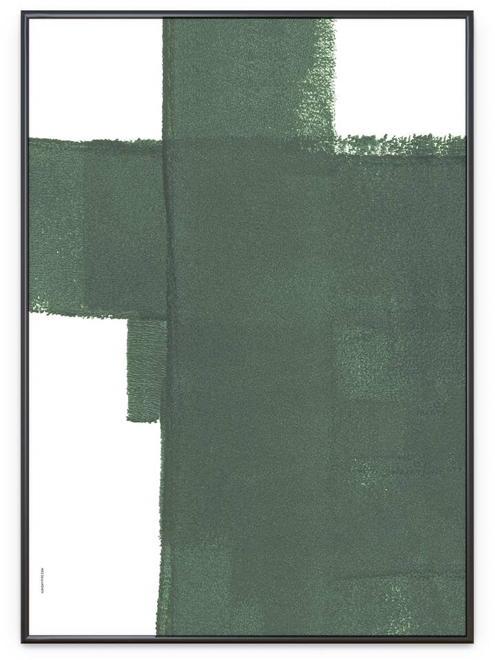 Always Growing, vert moyen, impression artistique, différentes tailles pour la vente par I Love My Type