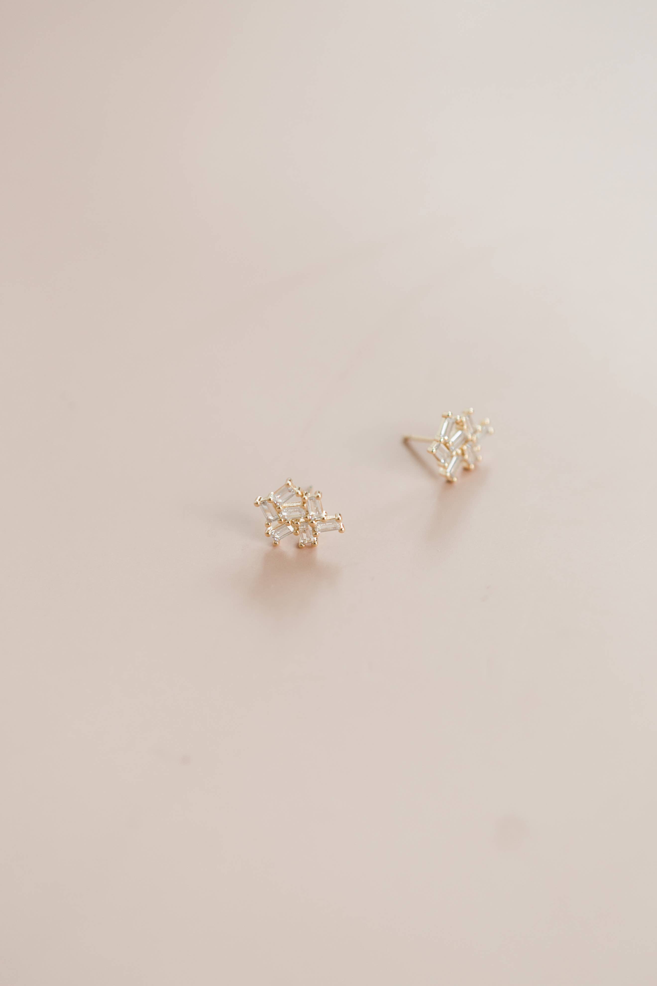 M STREET STUDIO - Wholesale Stud/Post Earrings - Cluster Stud Earrings1