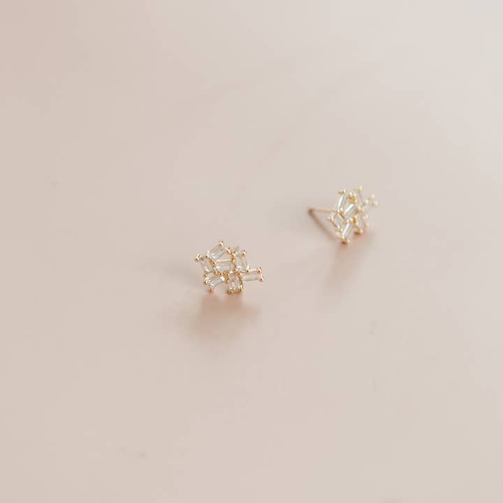 M STREET STUDIO - Wholesale Stud/Post Earrings - Cluster Stud Earrings1