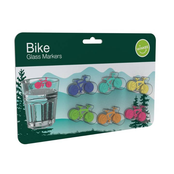 Fahrrad Glasmarker | bunt für den Großhandel von MAGS