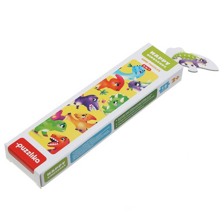 Rompecabezas de cartón para niños - Happy Dinos para venta al por mayor de Wooden Toys