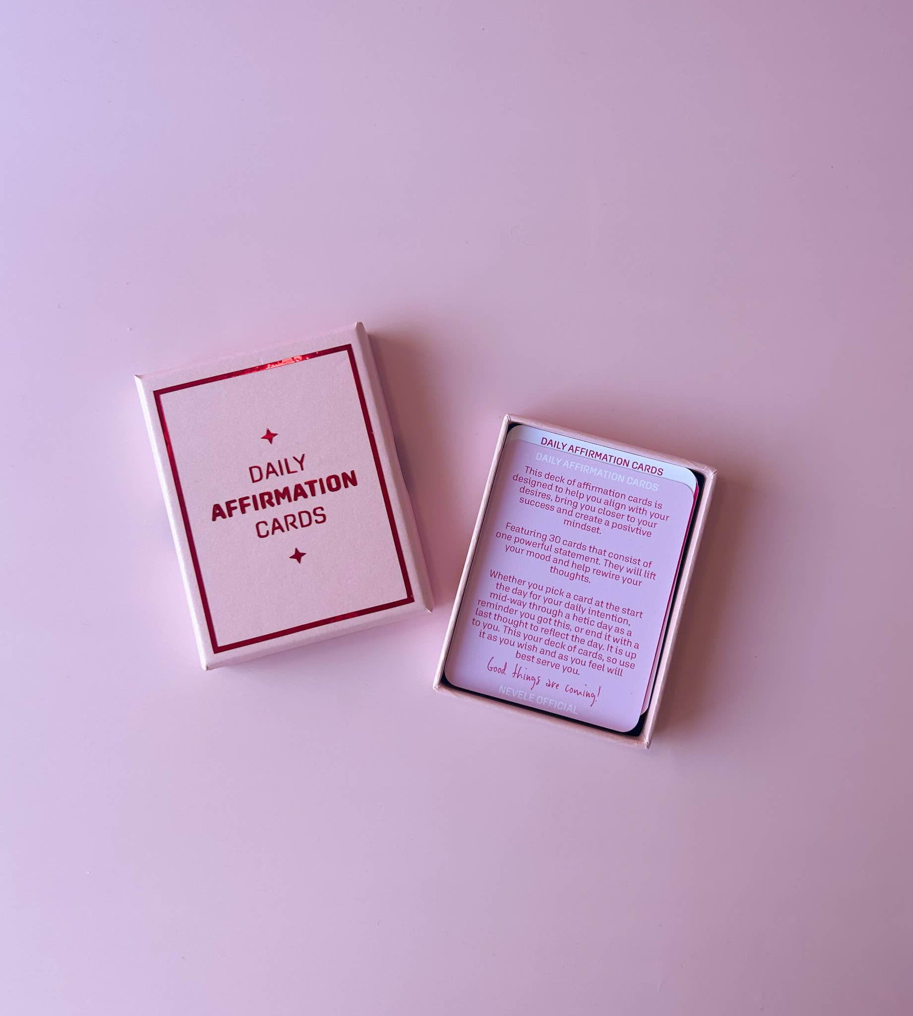 Nevele Official - Wholesale Tarot Cards - Mini Daily Affirmation Cards2