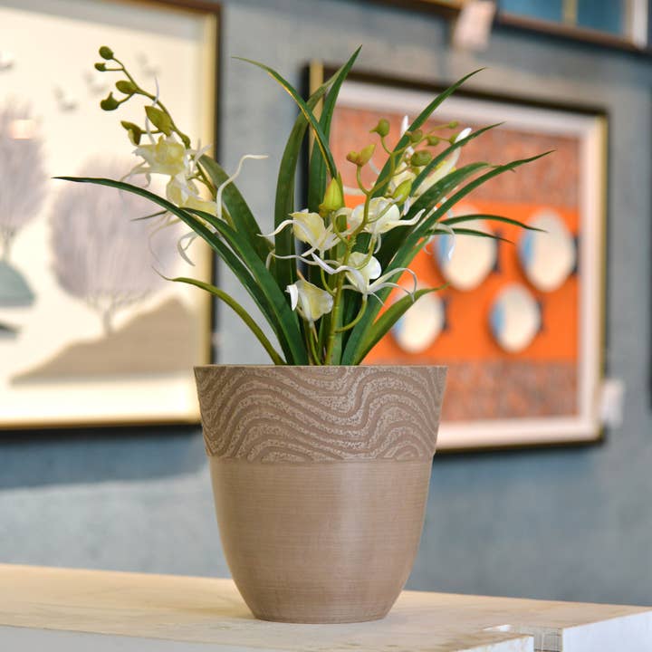 GreenShip Modern Decorative Planter, W. 7.88"x H. 7.88" for wholesale by Greenship Garden USA