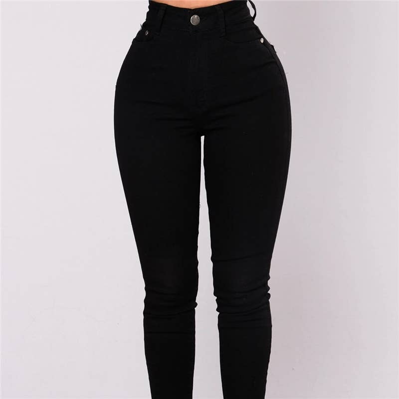 UZ Wholesale Store – Großhandel Jeans – Damen – Hochtaillierte, dehnbare, po-liftende Röhrenjeans5