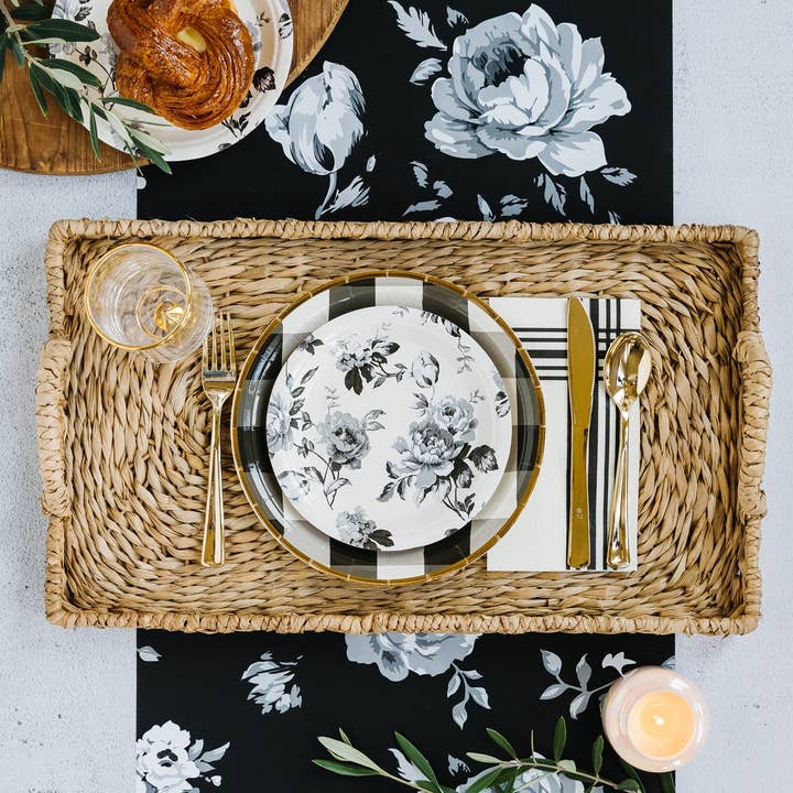 My Mind’s Eye - Wholesale Disposable Plate - PGB753-Buffalo Check 9" Plates1