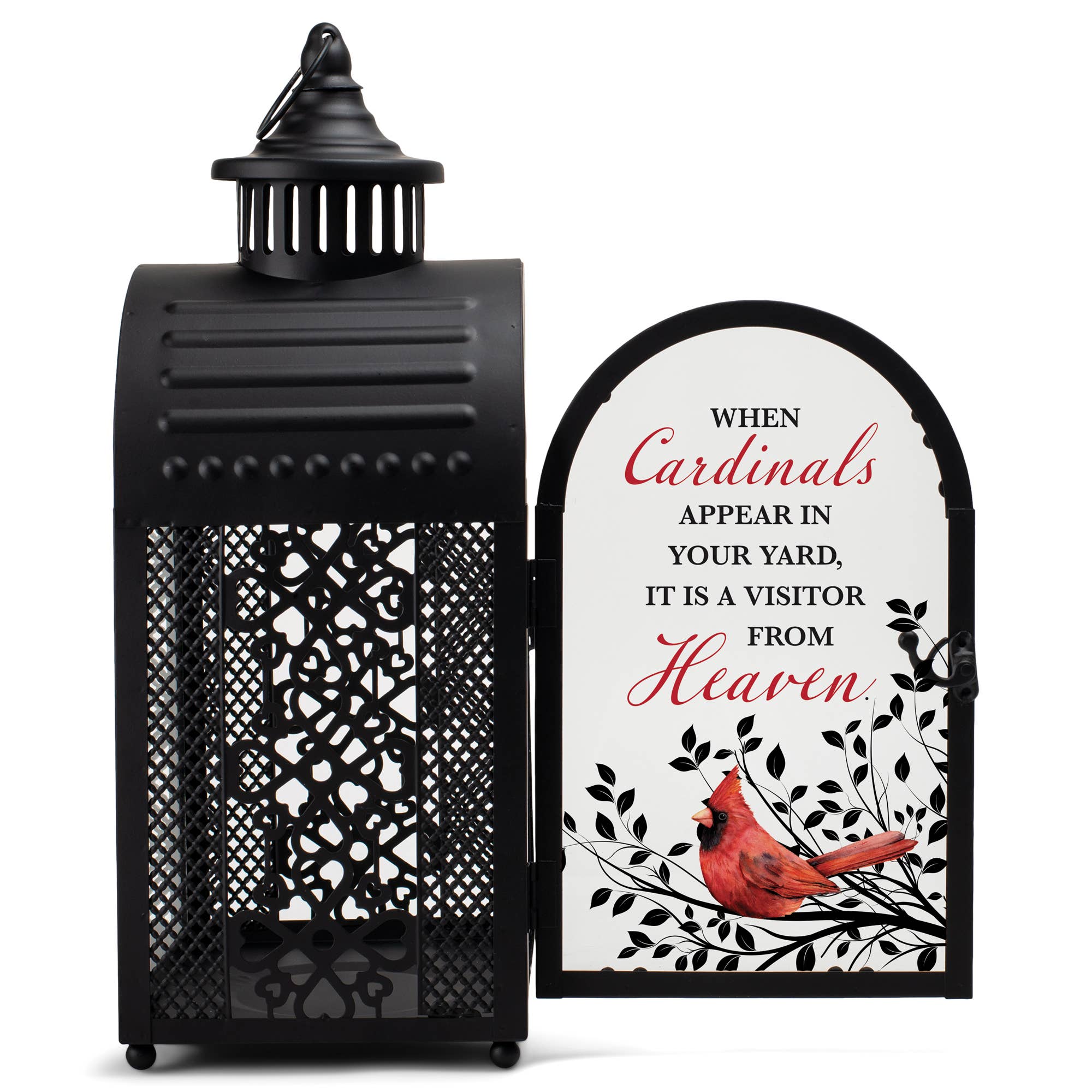 Cottage Garden - Wholesale Lantern - WHEN CARDINALS APPEAR/ VISITOR/ HEAVEN2