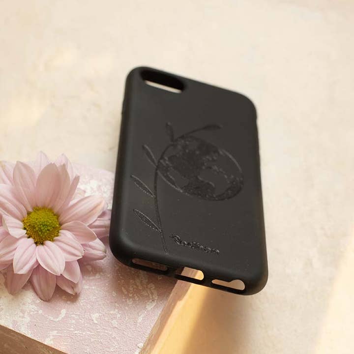Redhan - Wholesale Phone Case - Unisex - Biodegradable and Eco-friendly Phone Case in Black - Earth1