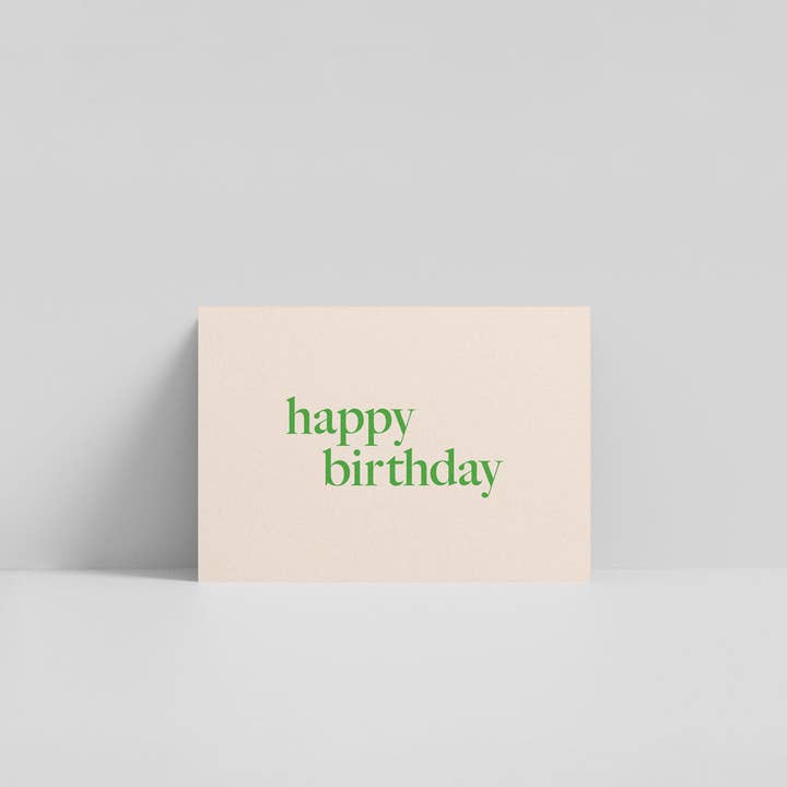 STUDIO LIV - Wholesale Birthday Card - Minicard Happy Birthday