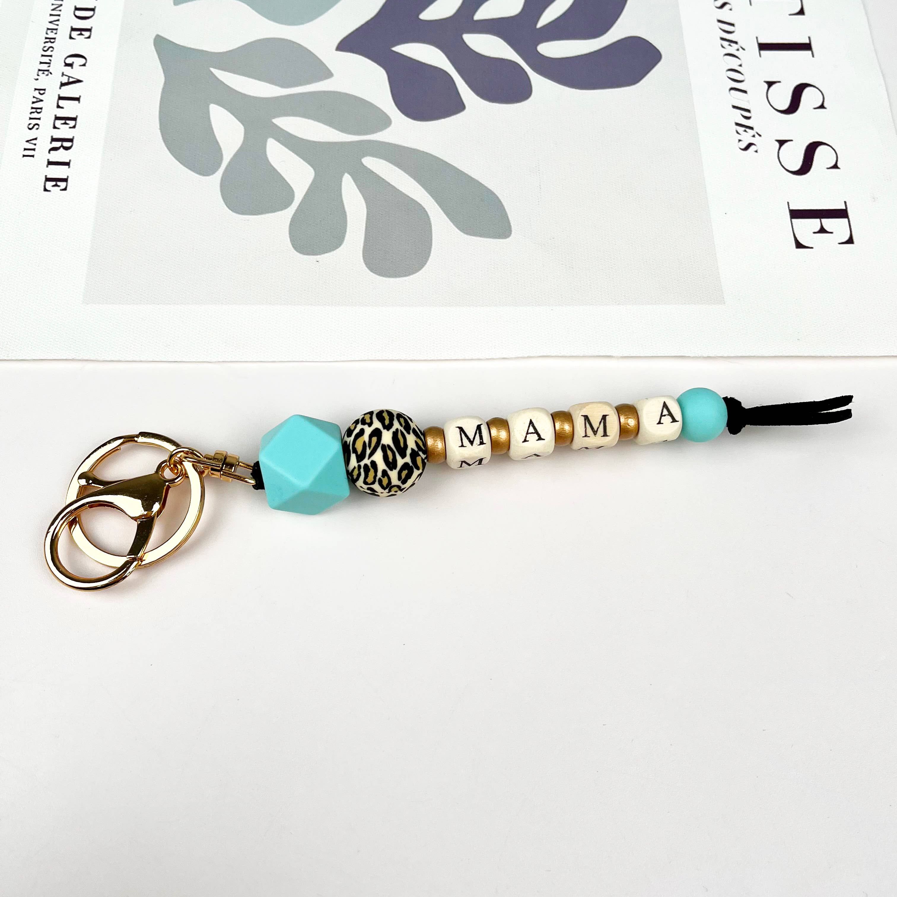 SoapElenGlen - Venta al por mayor Llavero - Mujer - Llavero con forma de letra y colgante para el Día de la Madre3